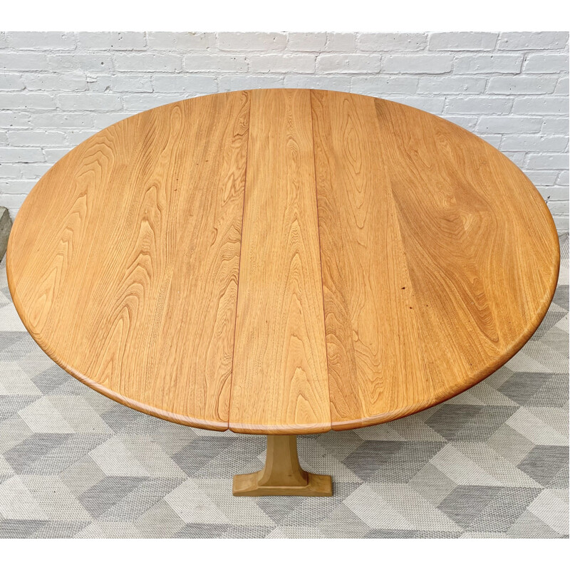 Table vintage pliante à pieds en porte-à-faux par Ercol Windsor, 1980