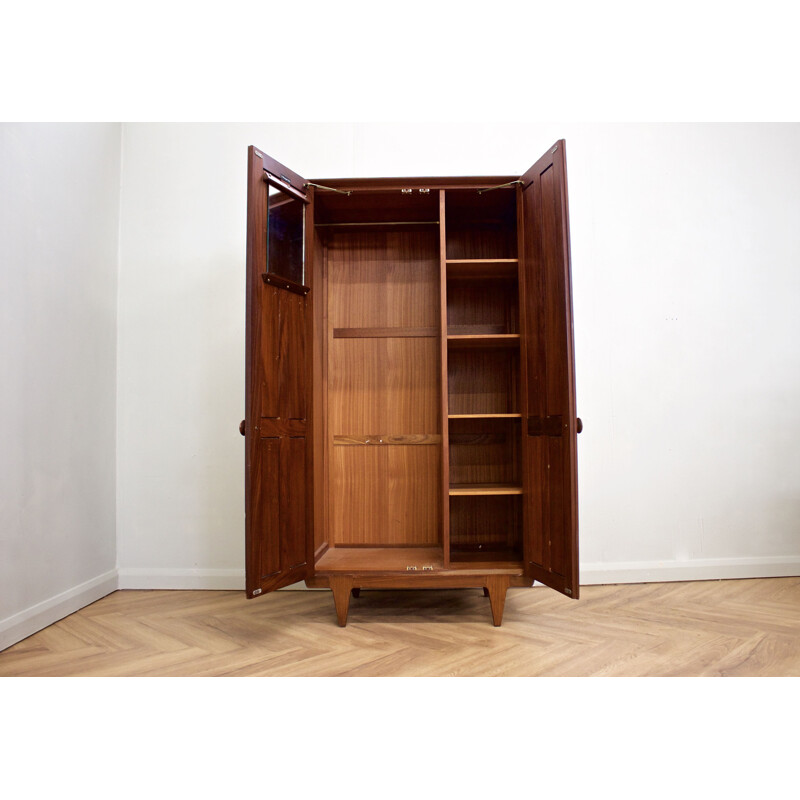 Mid century teak wardrobe by John Herbert for A. Younger Ltd, 1960s