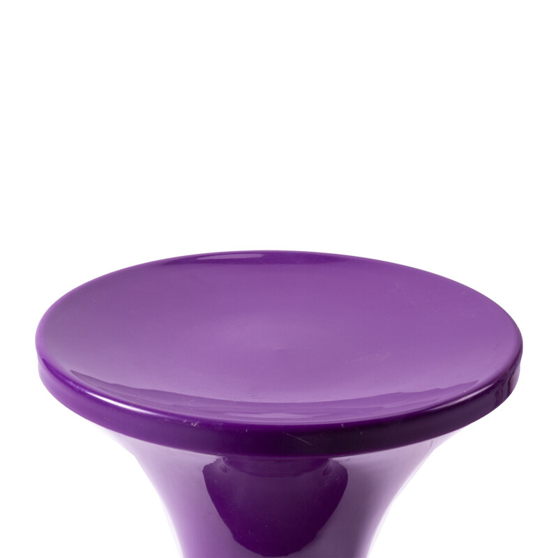 Purple space age stool