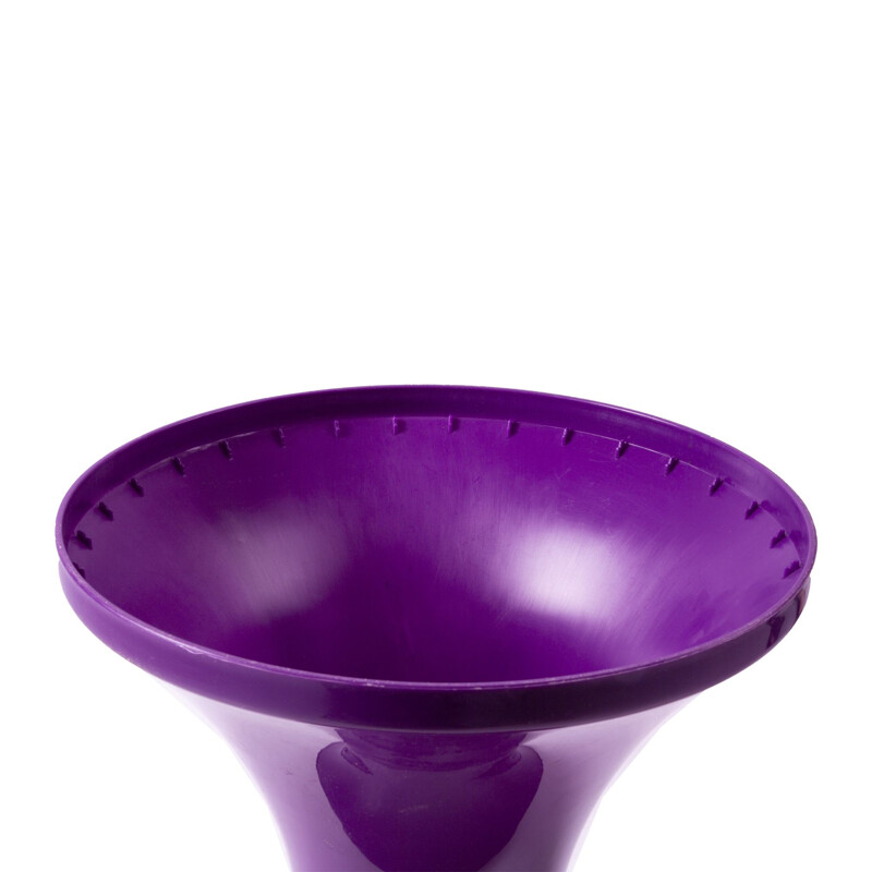 Purple space age stool