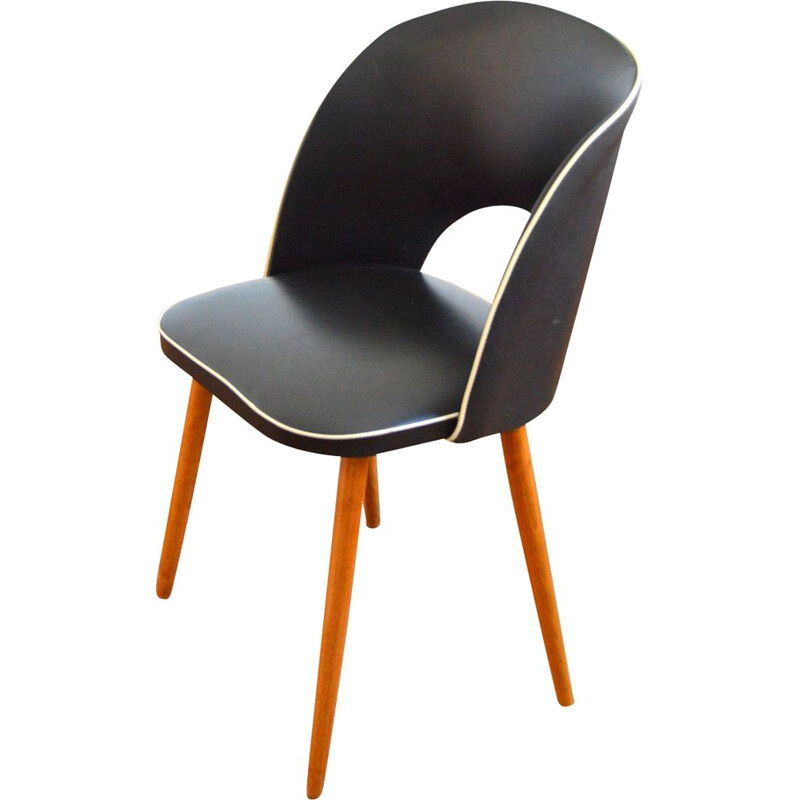 Vintage black cocktail chair by Rockabilly, 1950-1960s