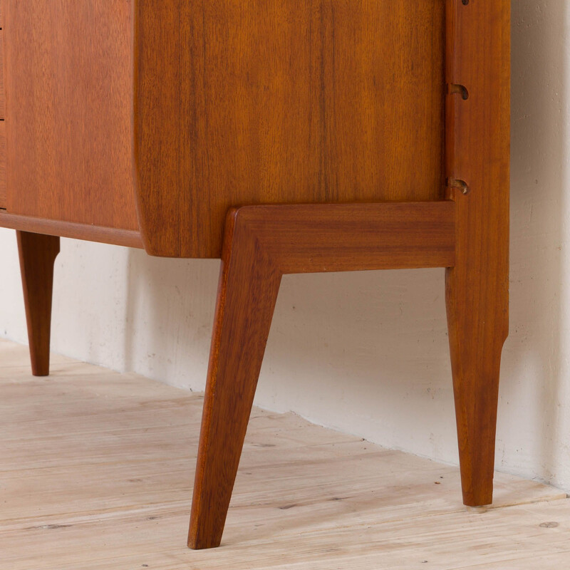 Vintage Ergo wall unit in teak by J. Texmon and Einar Blindheim for Blindheim Møbelfabrikk, Norway 1960s