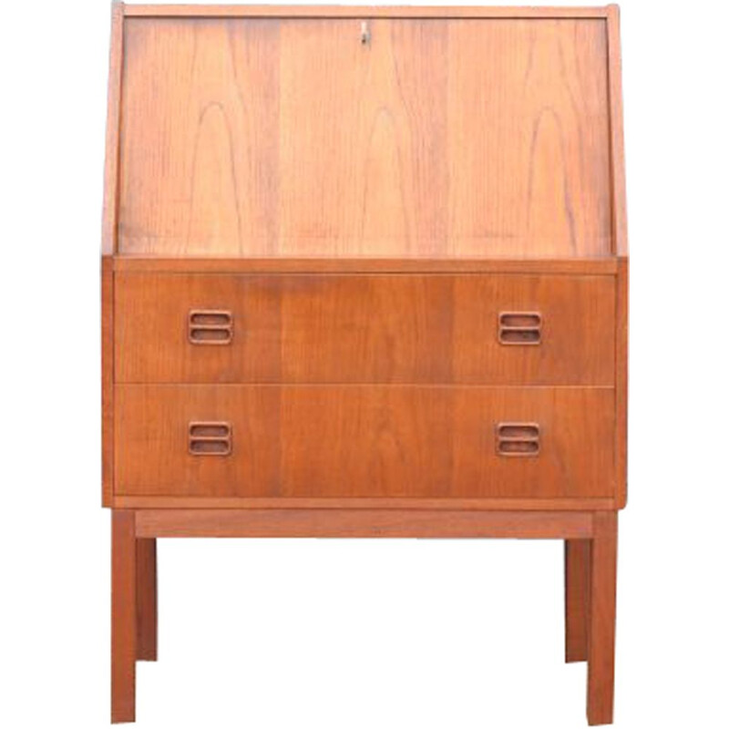 Vintage teak desk by Gunnar Nielson Tibergaard, Denmark