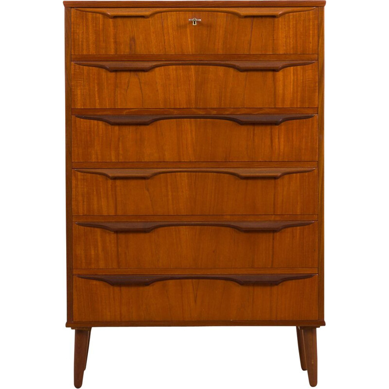 Chest of drawers in teak vintage modern dresser by Klaus Okholm