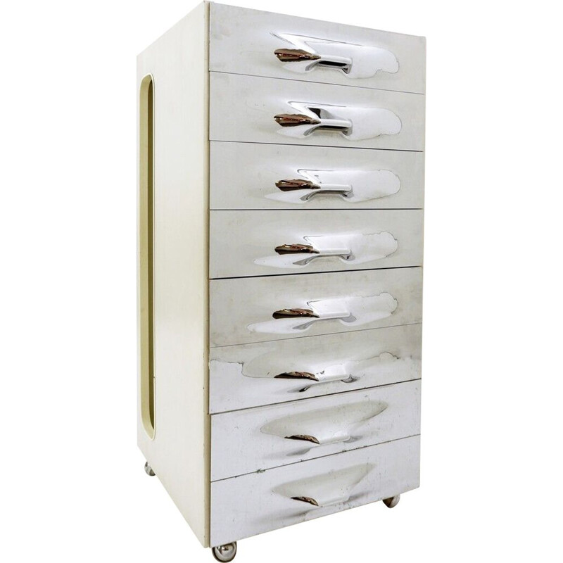 Vintage chest of drawers model DF-2000 by Raymond Loewy for Doubinsky Frères, France 1960