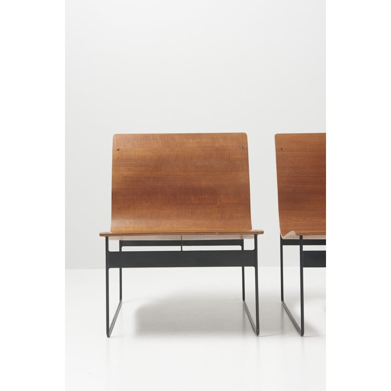 Ein Paar modernistische Vintage-Sessel Easy von Günter Renkel für Rego, Deutschland 1950