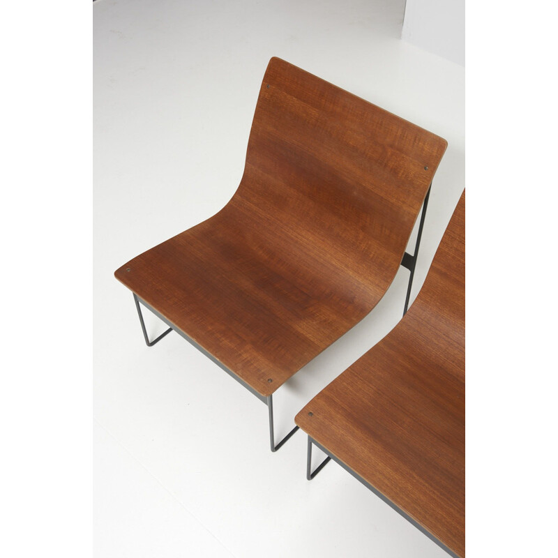 Par de cadeiras modernistas vintage Easy por Günter Renkel para Rego, Alemanha 1950