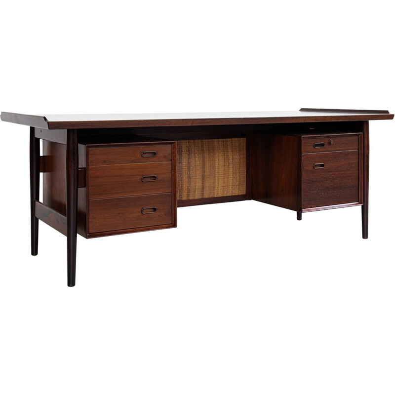 Mid century XL desk in rosewood by Arne Vodder for Sibast, Denmark 1960s