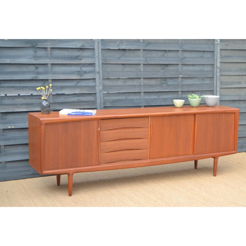 Vintage teak sideboard by Gunni Omann for Axel Christiansen Odder, Denmark