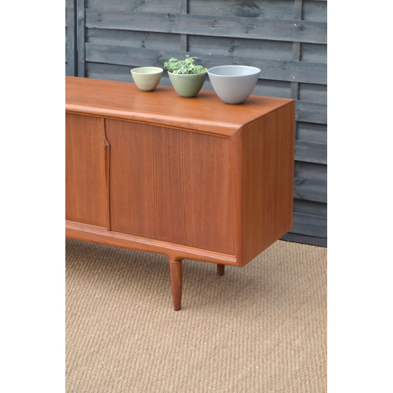 Vintage teak sideboard by Gunni Omann for Axel Christiansen Odder, Denmark