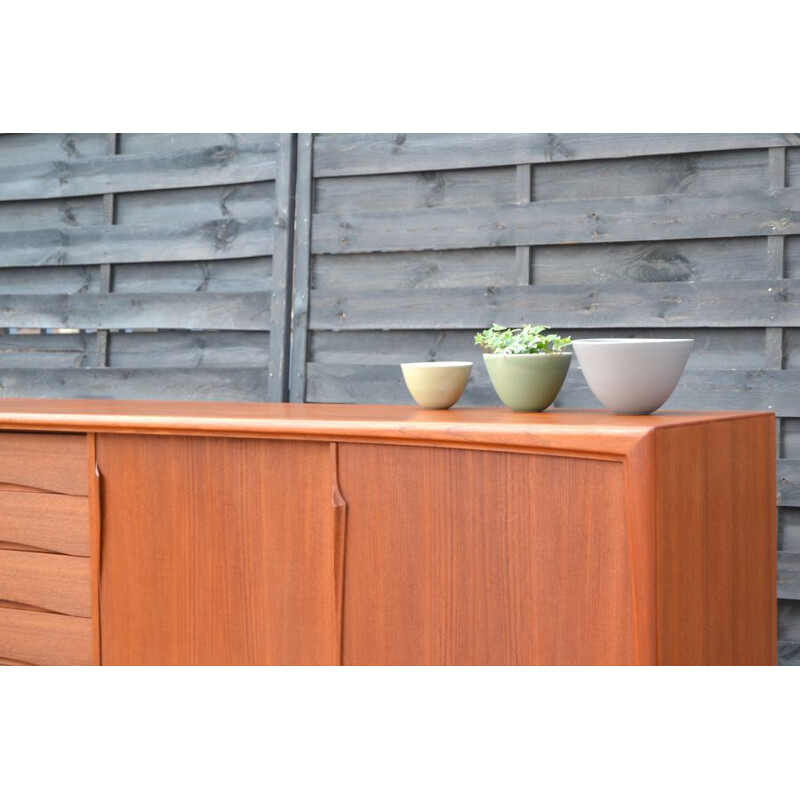 Vintage teak sideboard by Gunni Omann for Axel Christiansen Odder, Denmark