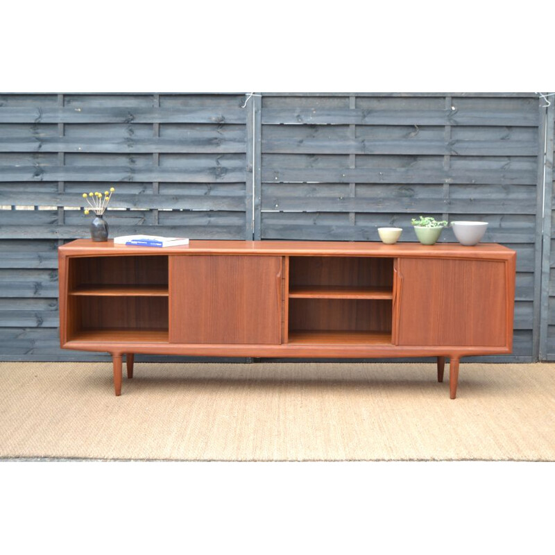 Vintage teak sideboard by Gunni Omann for Axel Christiansen Odder, Denmark