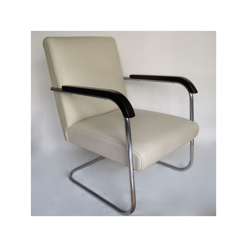 Paire de fauteuils vintage Thonet B 36 p par A. Lorenz, 1935