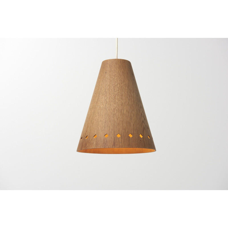 Vintage pendant lamp model 565 by Uno and Östen Kristiansson for Luxus, Sweden 1950