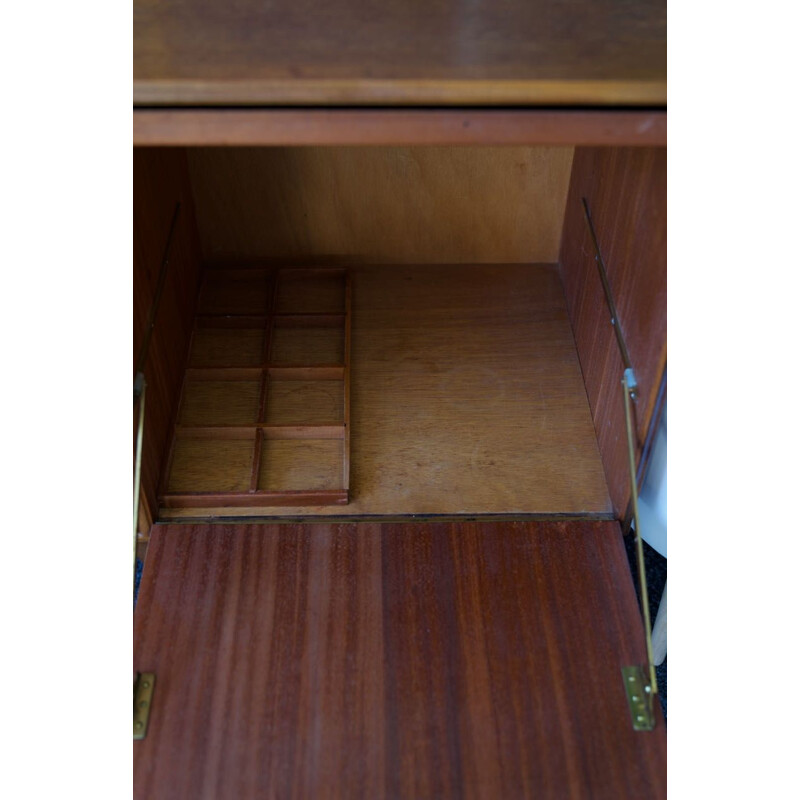 Mid century teak sideboard brass features by McIntosh, Denmark 1960s