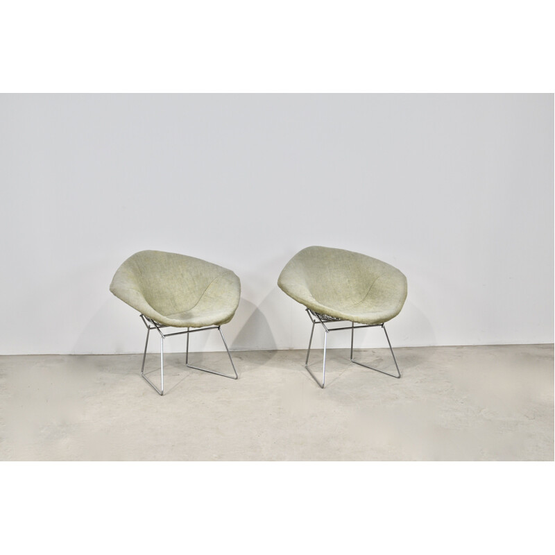 Chaises vintage "diamant" de Harry Bertoia pour Knoll, 1970