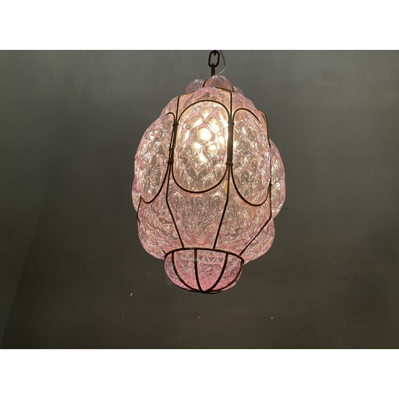 Vintage Murano glazen hanglamp, 1960