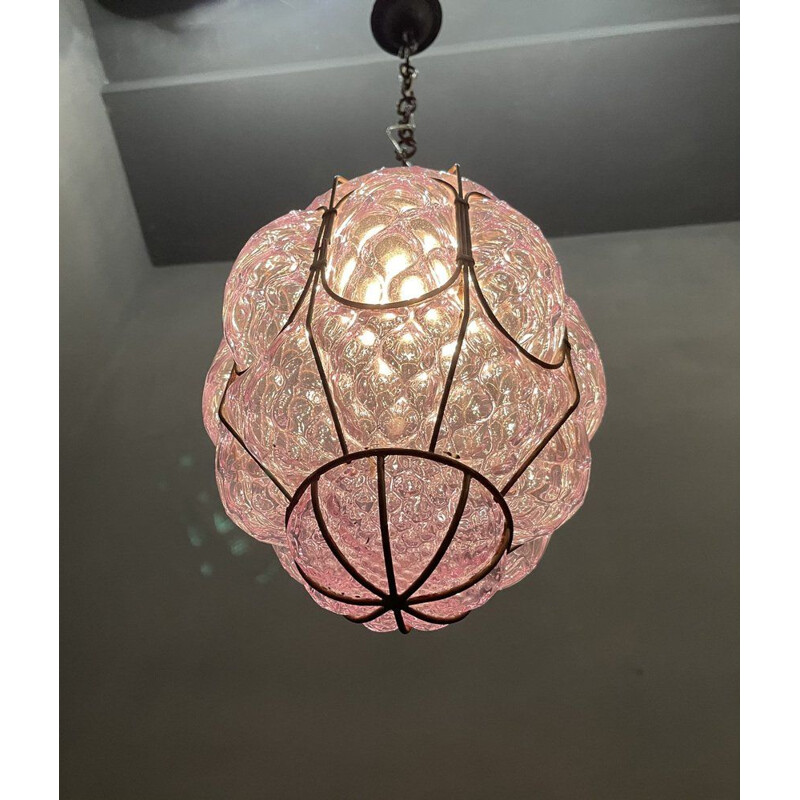 Vintage Murano glass lamp pendant, 1960s