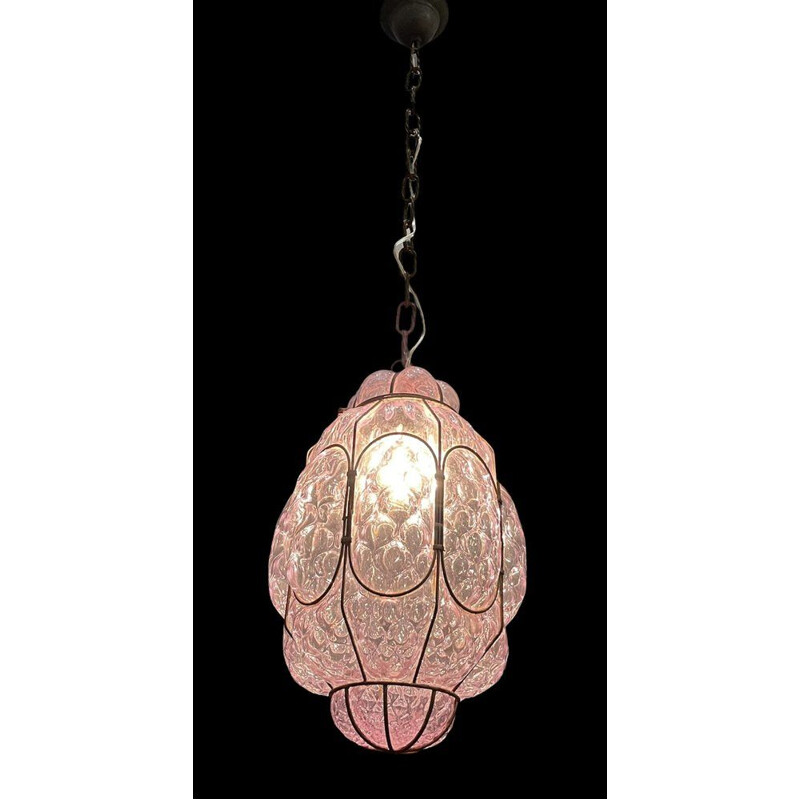 Vintage Murano glass lamp pendant, 1960s