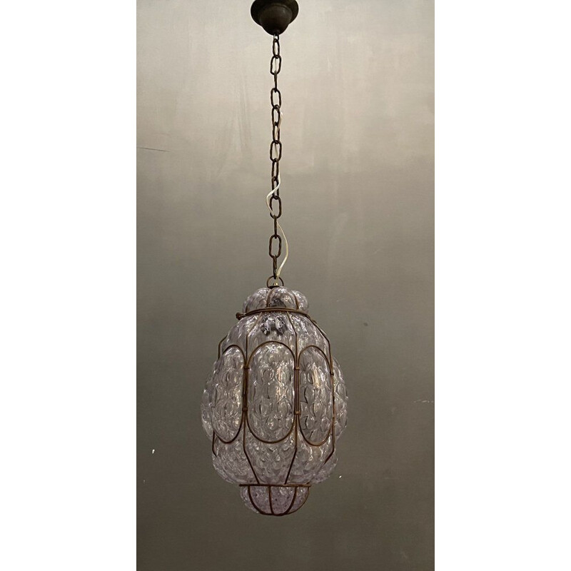 Vintage Murano glazen hanglamp, 1960