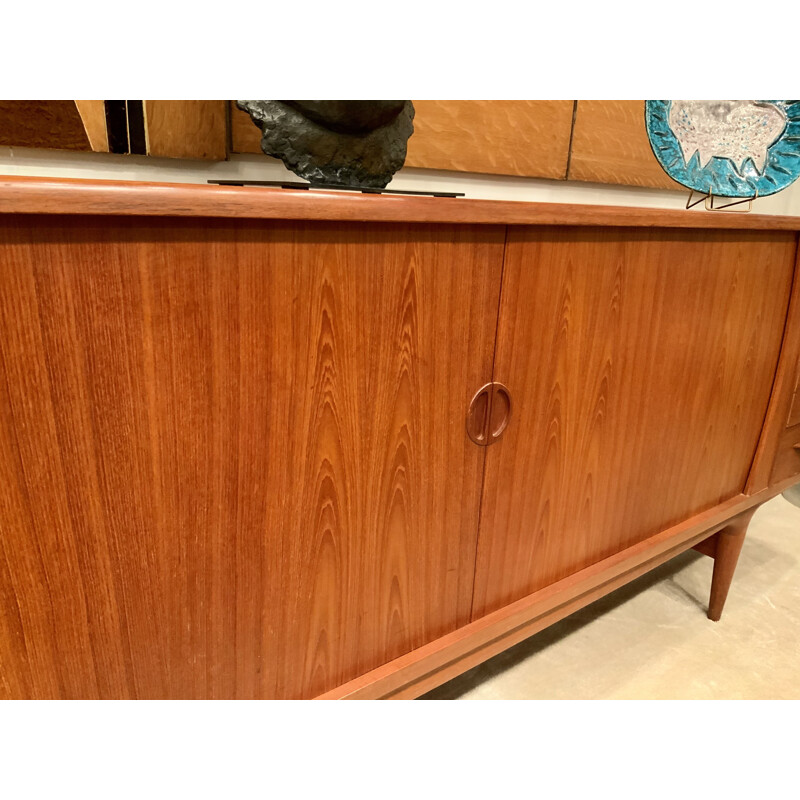 Vintage teak sideboard by Johannes Andersen, Denmark 1960s