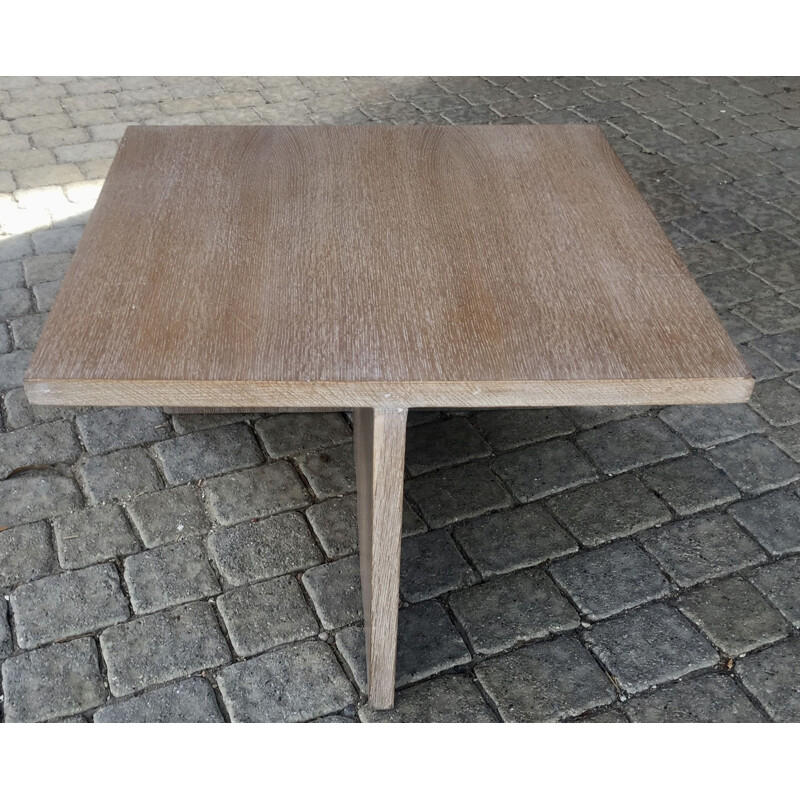 Vintage coffee table in ceruse oak