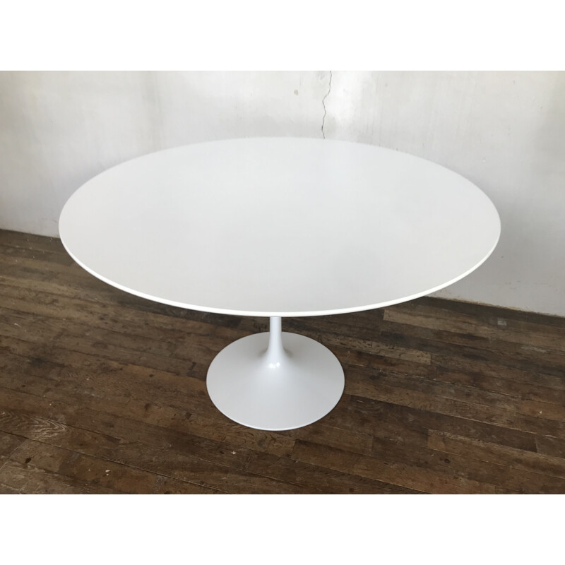 Mesa de tulipas Vintage 120cm em melamina da Eero Saarinen para a Knoll international