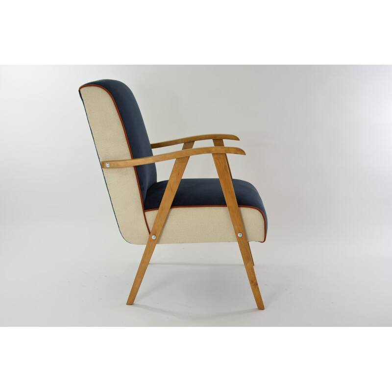 Vintage tricolour armchairs