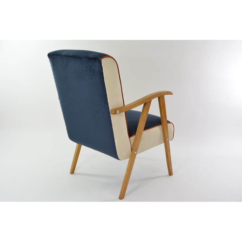 Vintage tricolour armchairs