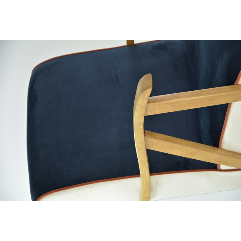 Vintage tricolour armchairs