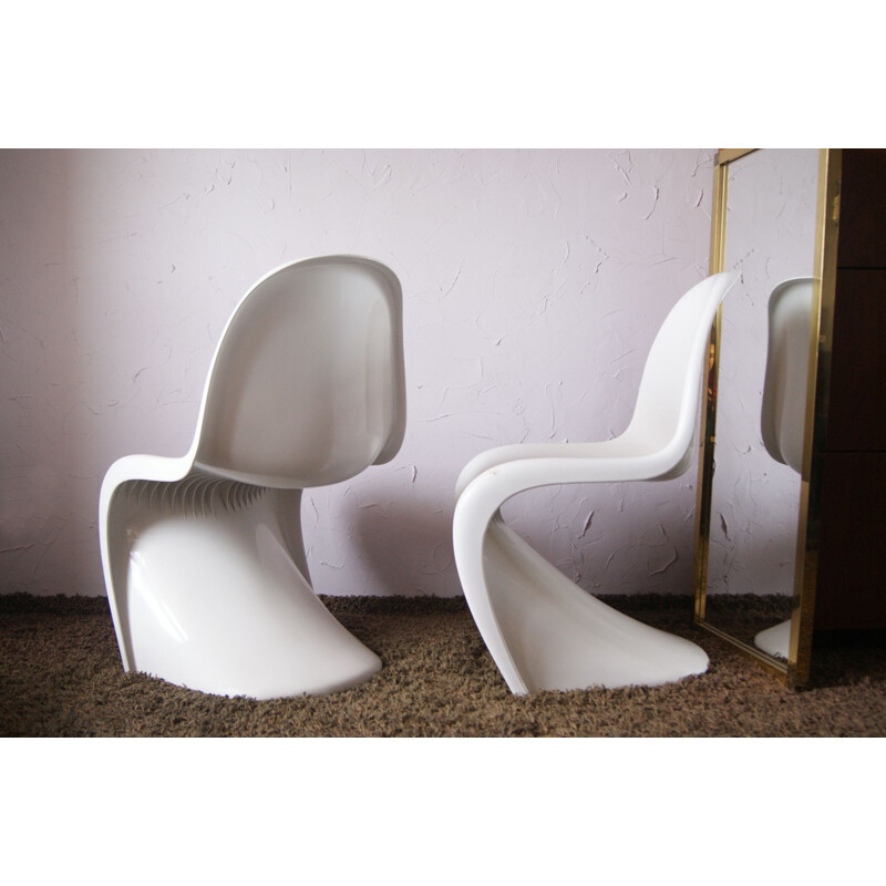 Pair of vintage chairs by Verner Panton for Herman Miller, 1971s