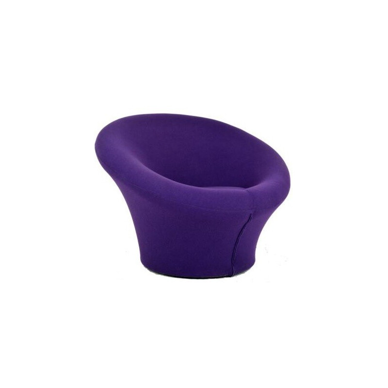 Artifort "Mushroom" armchair in purple, Pierre PAULIN - 1980s