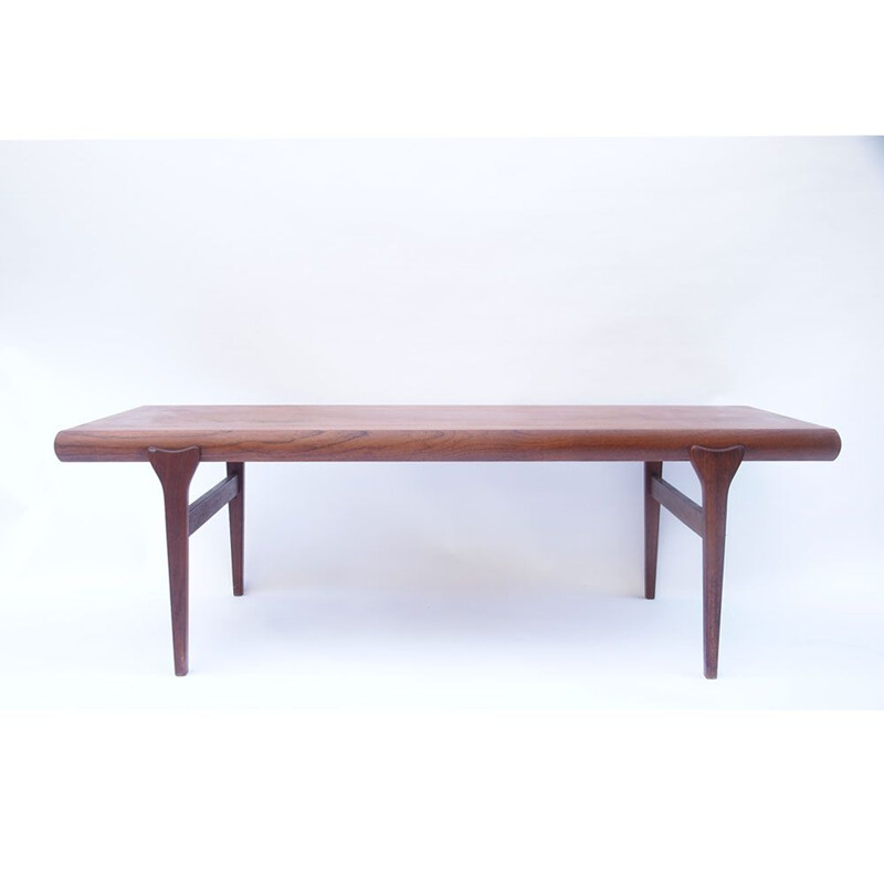 Scandinavian vintage teak coffee table by Johannes Andersen, Denmark 1960s