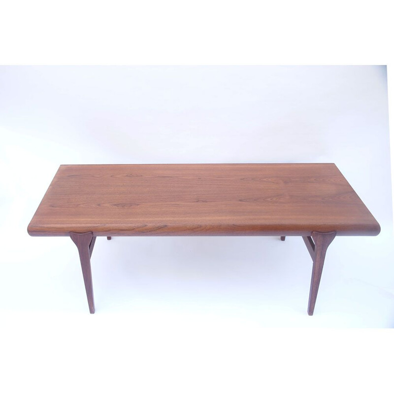 Scandinavian vintage teak coffee table by Johannes Andersen, Denmark 1960s