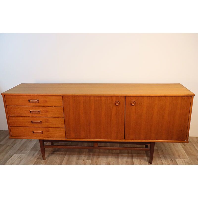 Vintage scandinavian teak sideboard, 1960s