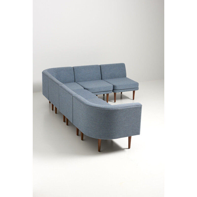 Vintage modular corner sofa, 1960s