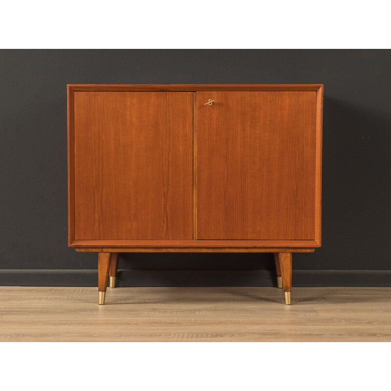 Mid century teak veneer chest of drawers, Germany 1950s