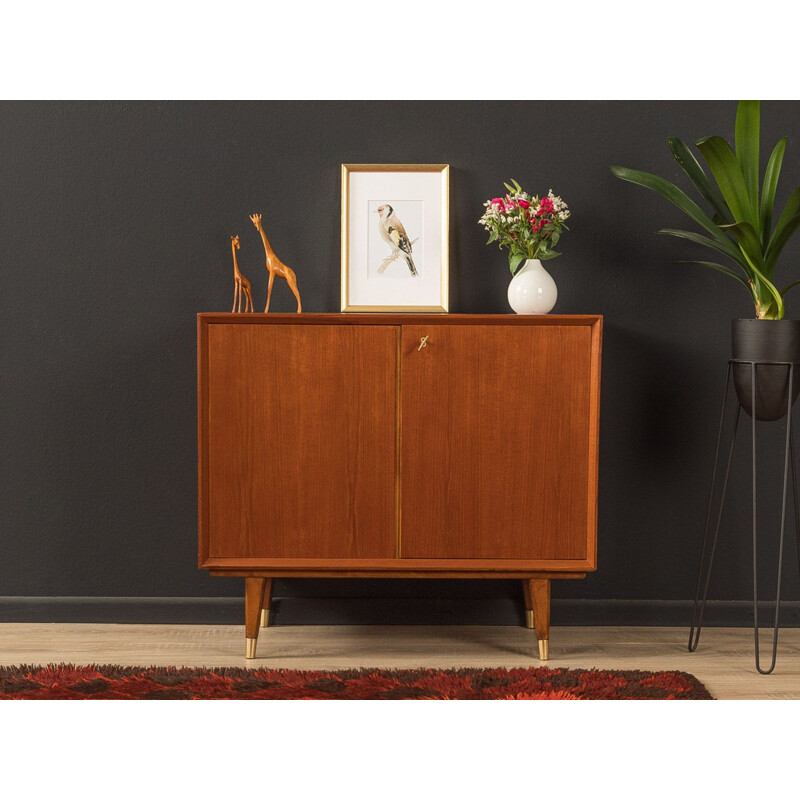 Mid century teak veneer chest of drawers, Germany 1950s