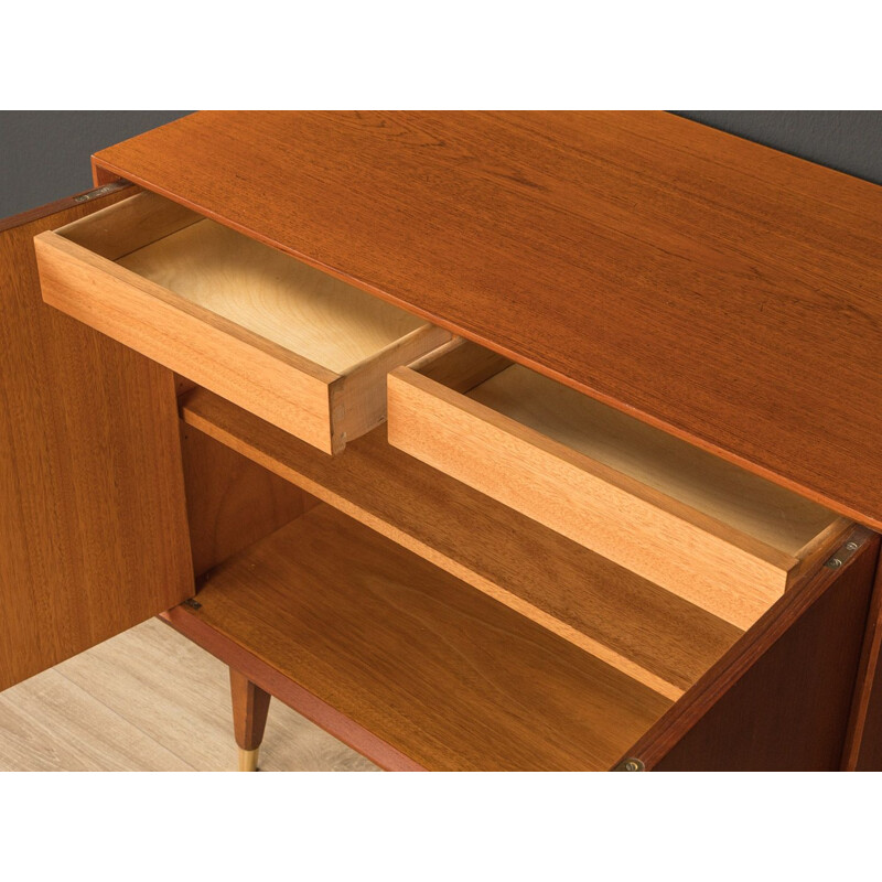 Mid century teak veneer chest of drawers, Germany 1950s