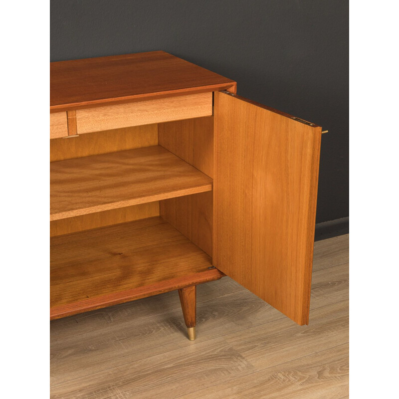 Mid century teak veneer chest of drawers, Germany 1950s