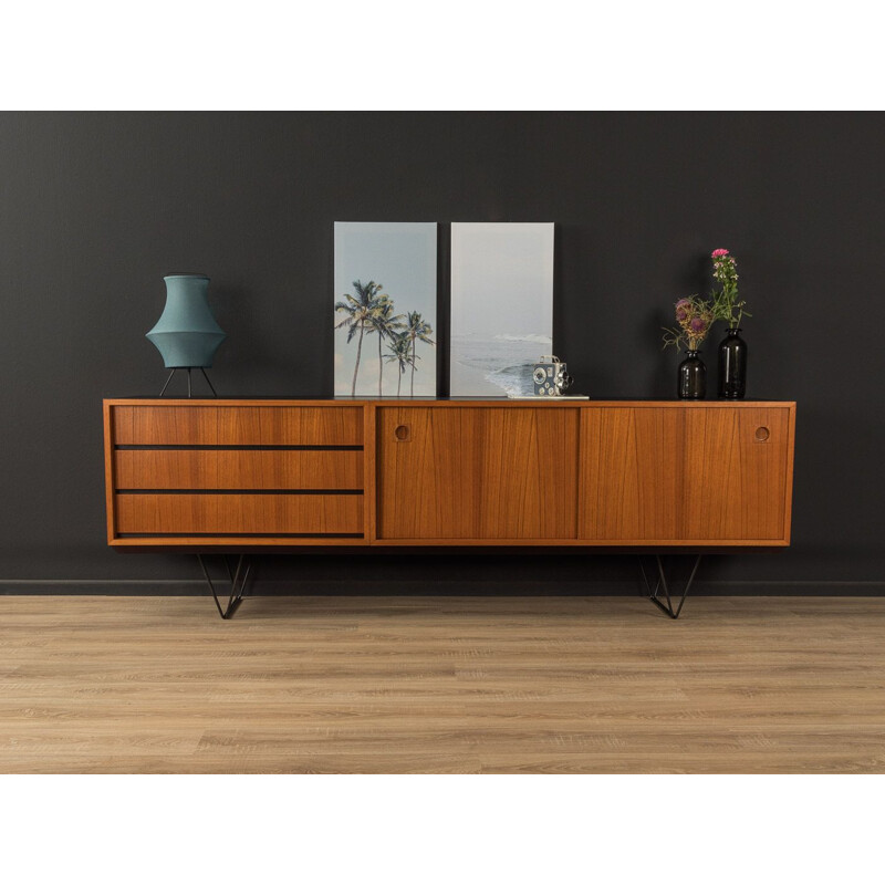 Vintage teak veneer sideboard by Oldenburger Möbelwerkstätten, Germany 1950s