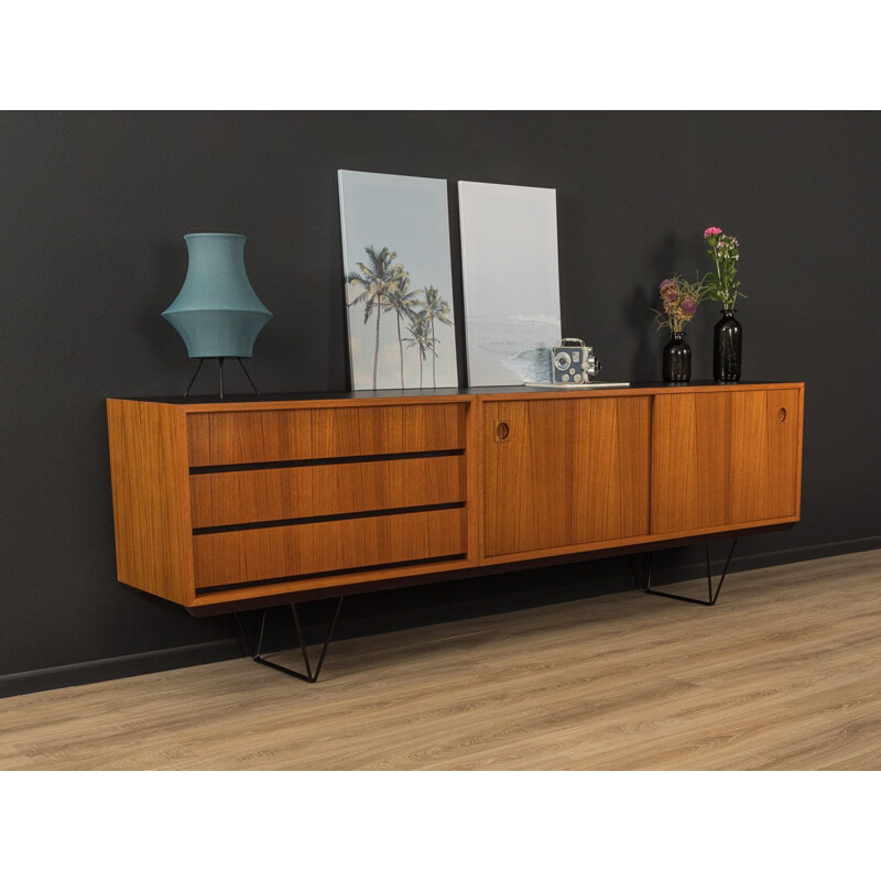 Vintage teak veneer sideboard by Oldenburger Möbelwerkstätten, Germany 1950s