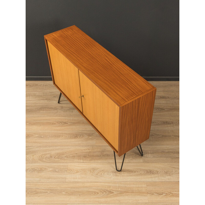 Mid century walnut & ash veneer sideboard, Germany 1950s