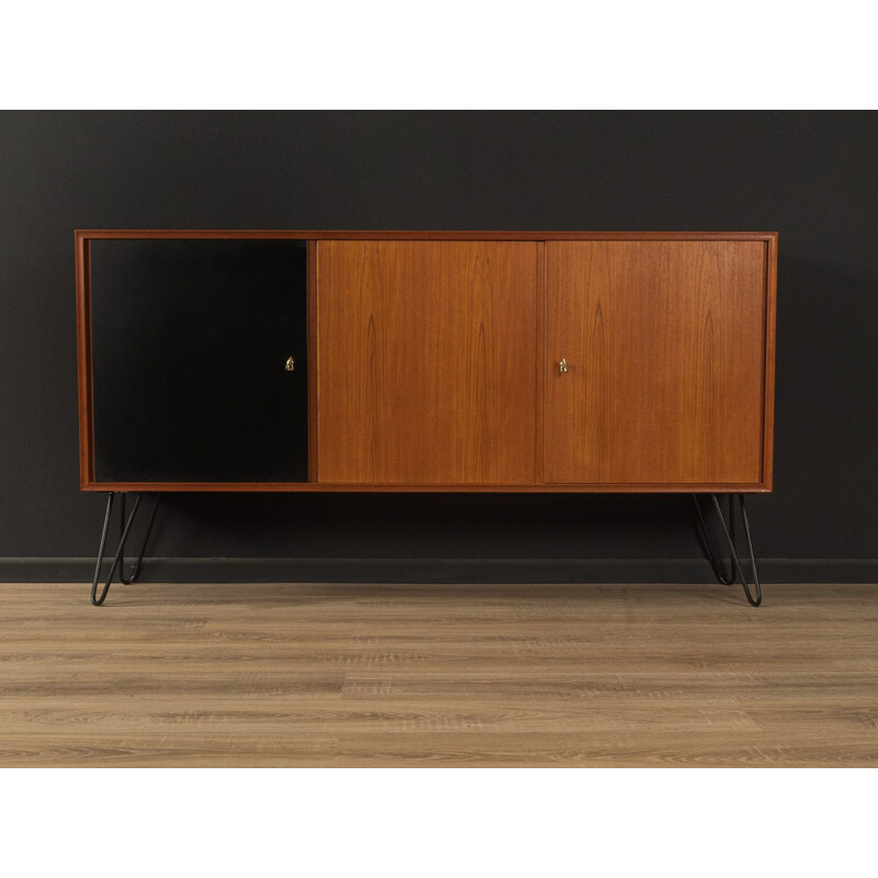 Buffet vintage en placage de teck par Heinrich Riestenpatt, Allemagne 1960