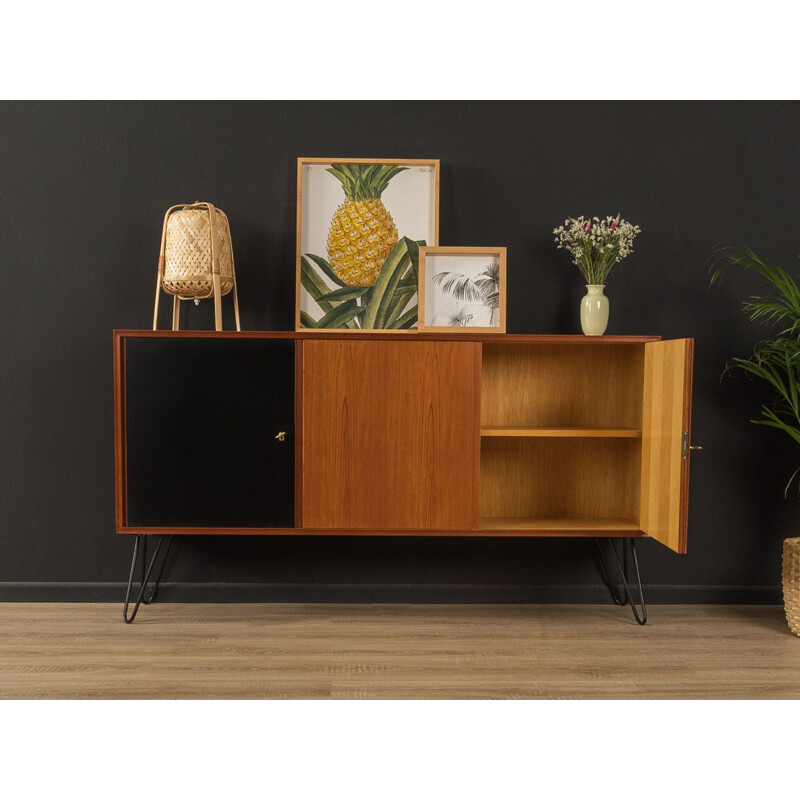 Vintage teak veneer sideboard by Heinrich Riestenpatt, Germany 1960s