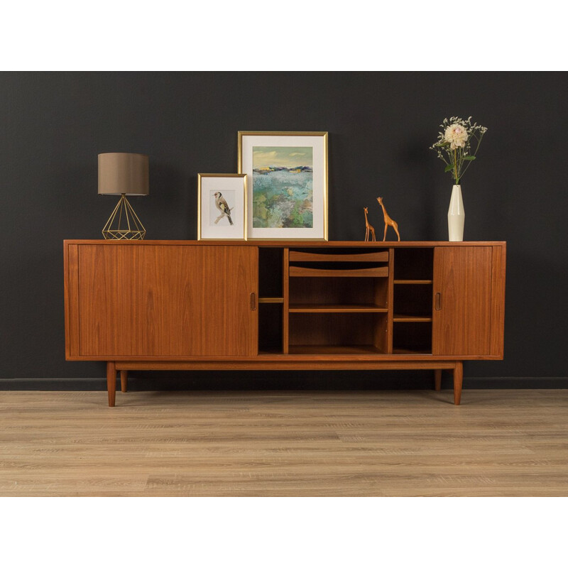 Vintage teak veneer sideboard by Arne Vodder for Sibast, Denmark 1960s