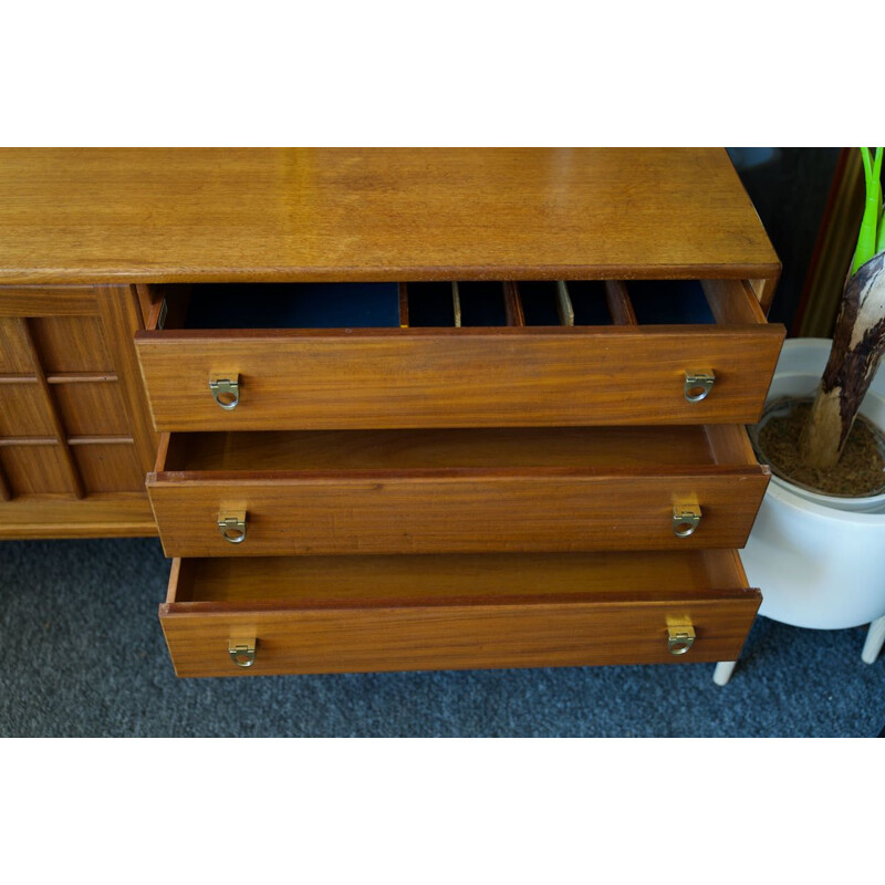 Mid century teak sideboard by Herbert Gibbs for A Younger Lattice Pattern, 1960-1970s