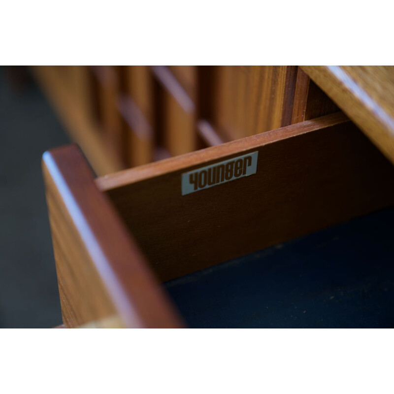 Mid century teak sideboard by Herbert Gibbs for A Younger Lattice Pattern, 1960-1970s