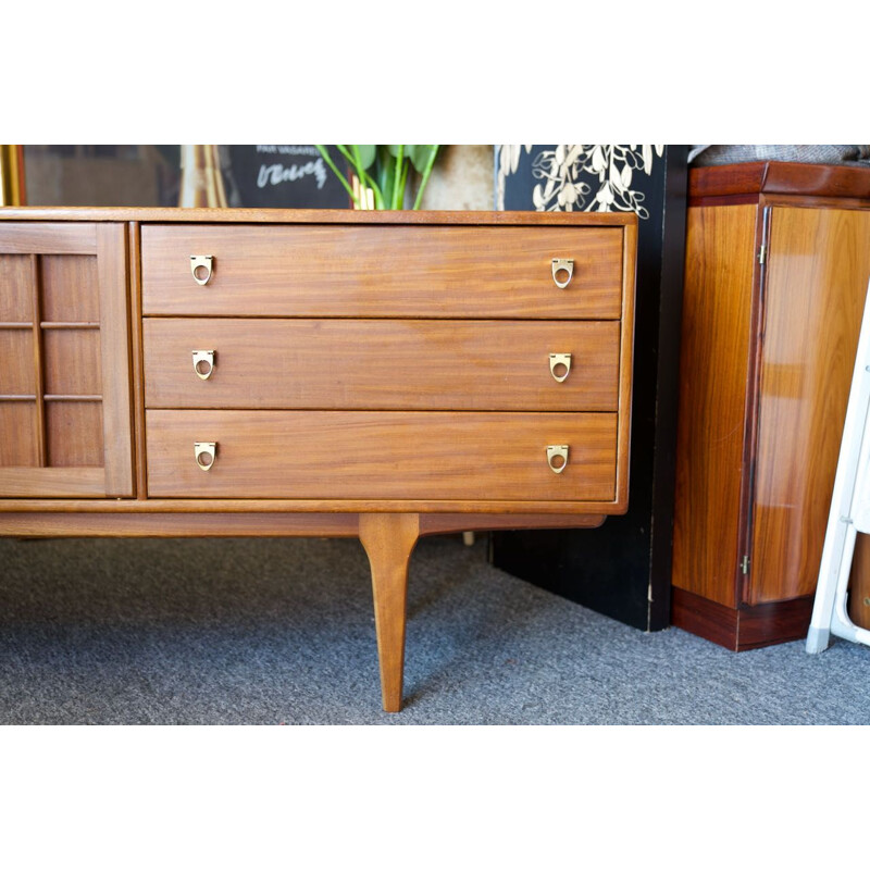 Mid century teak sideboard by Herbert Gibbs for A Younger Lattice Pattern, 1960-1970s