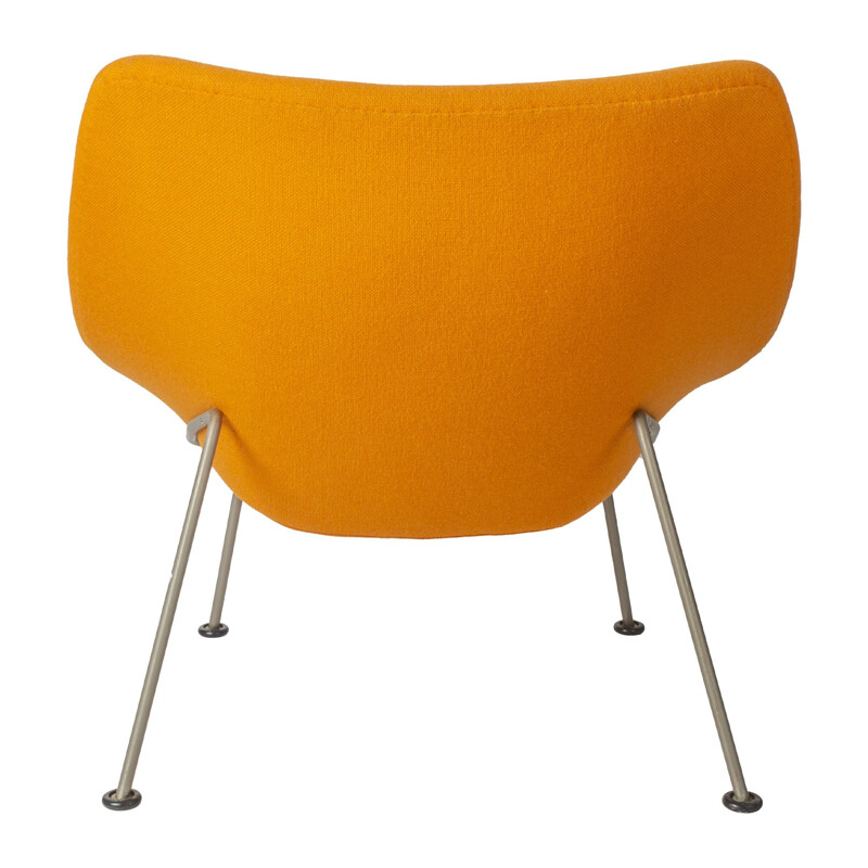 Vintage orange Oyster lounge chair by Pierre Paulin for Artifort